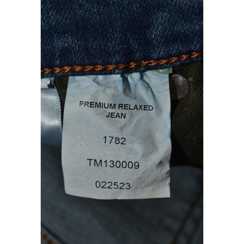 Tecovas Men 32x31 Premium Relaxed Jeans Blue Wash Straight Leg Denim (Tag 30x32) - Picture 13 of 16